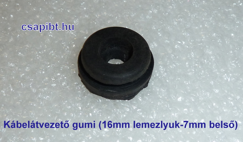 Kábelátvezető gumi 16mm/7mm